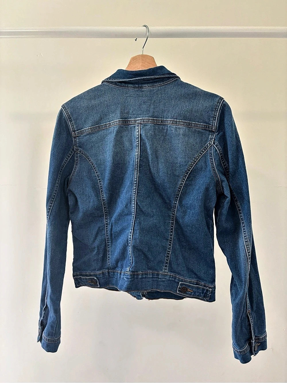 Social Standard Women's Denim Jacket Blue Size Small - Picture 2 of 5